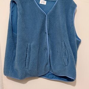 Blue Sherpa Vest